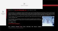 Desktop Screenshot of foxfireprevention.com